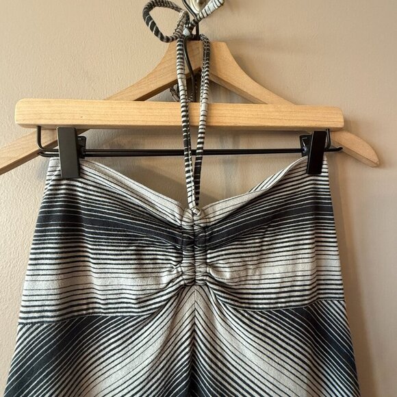Women's S Patagonia Kamala Convertible Dress/Skirt Black & White Chevron - Picture 4 of 11